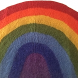 PAPOOSE - felt playmat, rainbow